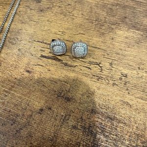 David Yurman Albion diamond earrings